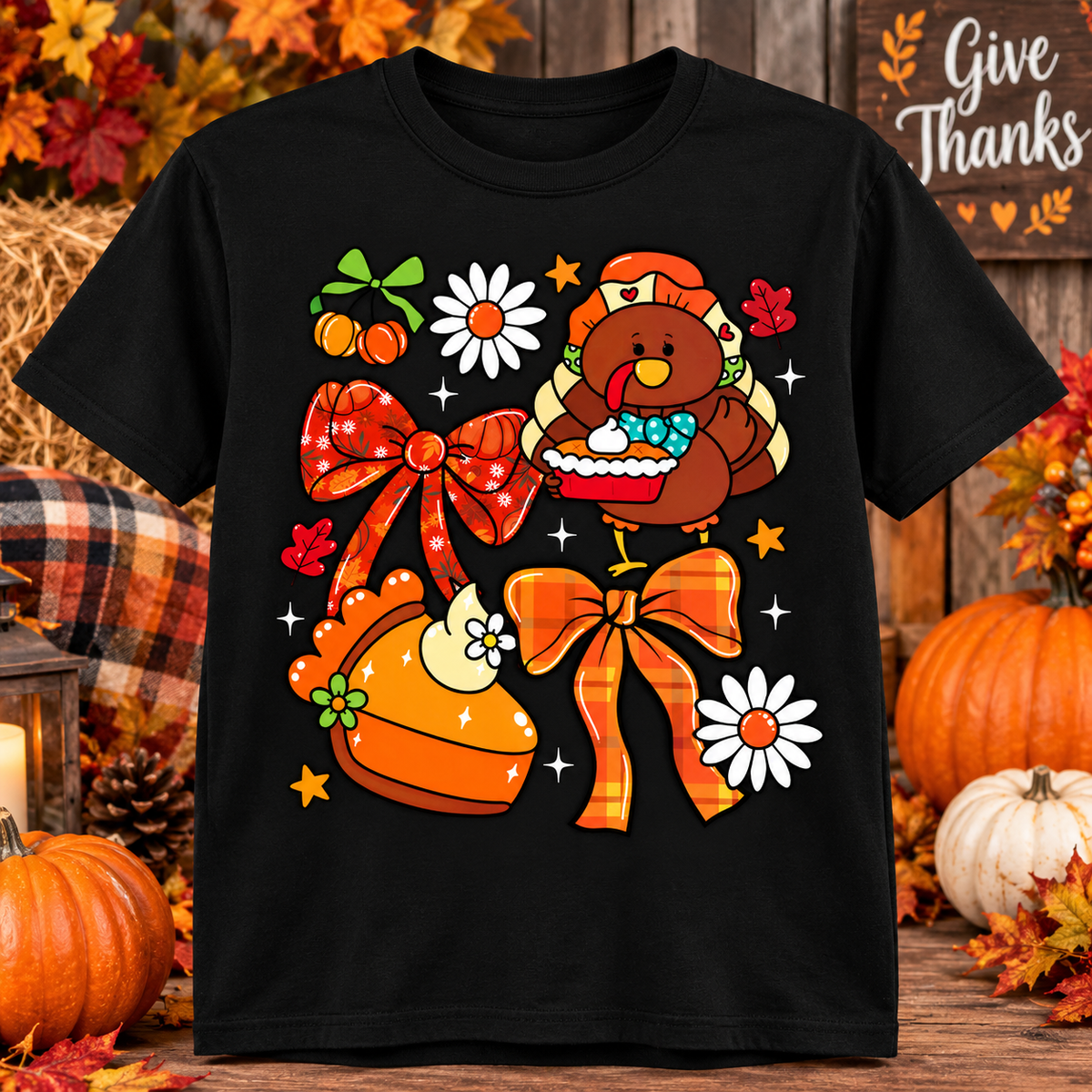 Pie, Turkey & Bows